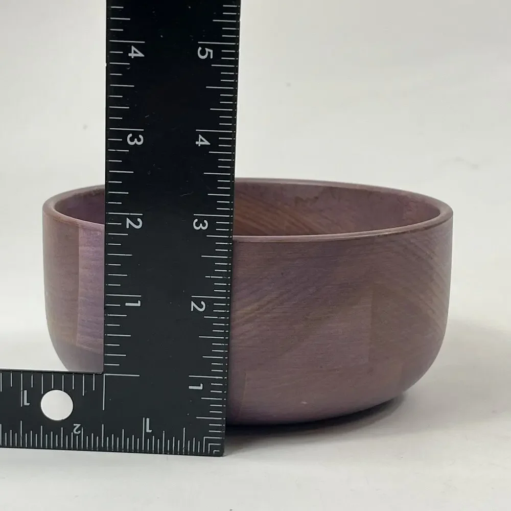 Woodbury Woodenware Wood Bowl RB 36 Vintage 5.75